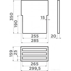 Сушилка для посуды Omoikiri DRY-02 GM (без вставок)