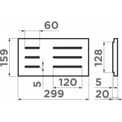 Сушилка для посуды Omoikiri DRY-02 IN (без вставок)