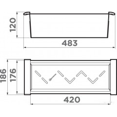 Коландер Omoikiri CO-04 GM 4999057