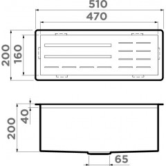 Сушилка для посуды Omoikiri DRY-04 GB 4999128