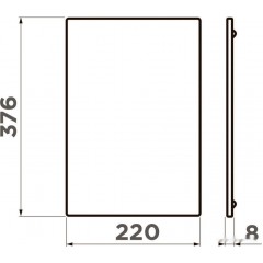 Разделочная доска на мойку Omoikiri CB-SINTESI-S GB