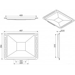 Плоский противень Smeg BN620-1