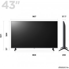 Телевизор LG UR78 43UR78006LK