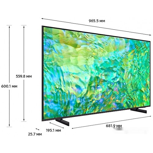 Телевизор Samsung Crystal UHD 4K CU8000 UE43CU8000UXRU