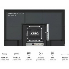 Телевизор HARPER 43F751TS