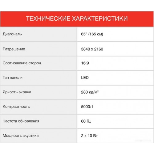 Телевизор StarWind SW-LED65UG402