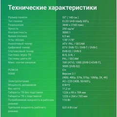 Телевизор DIGMA DM-LED55UBB40