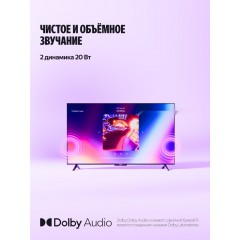 Телевизор Яндекс ТВ Станция Бейсик с Алисой 43 YNDX-00074