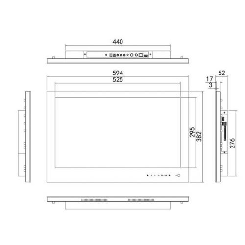 Телевизор AVEL Smart AVS245WSBF