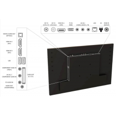 Телевизор AVEL Smart AVS245WSBF