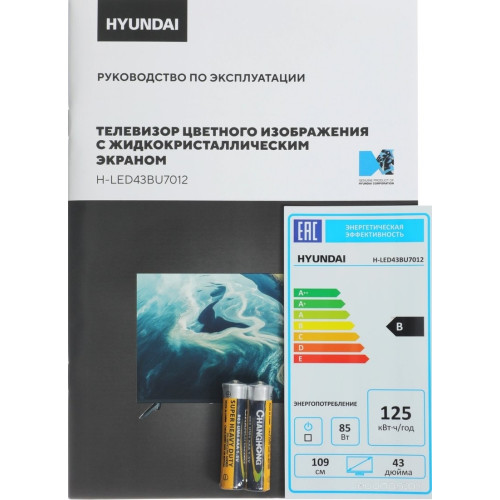 Телевизор Hyundai H-LED43BU7012