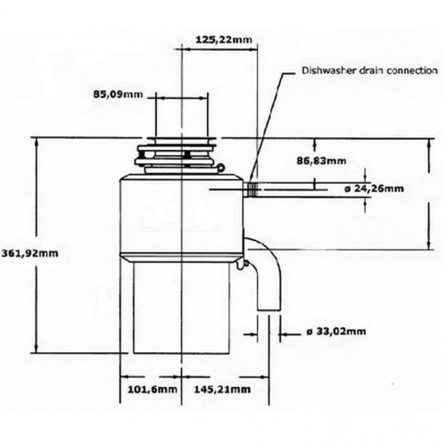 Измельчитель пищевых отходов InSinkErator LC-50