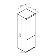 Холодильник Maunfeld MFF200NFBG