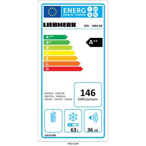 Морозильник Liebherr IGN 1064