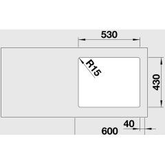 Кухонная мойка Blanco Etagon 500-IF (Нержавеющая сталь)