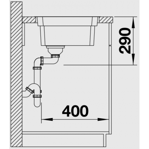 Кухонная мойка Blanco Etagon 500-IF (Нержавеющая сталь)