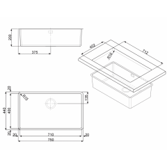 Кухонная мойка Smeg VSTR71CUX