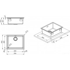 Кухонная мойка Smeg VZP56DV