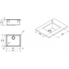 Кухонная мойка Smeg VZP56DV