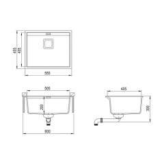 Кухонная мойка AquaSanita Delicia SQD100 110 beige