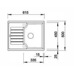 Кухонная мойка Blanco ZIA 40 S белая 516922