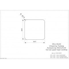 Кухонная мойка Reginox OHIO 40x40 Arctic White
