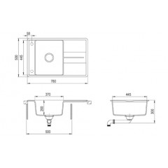 Кухонная мойка AquaSanita SQB101AW 202 alumetallic
