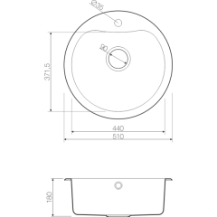 Кухонная мойка Omoikiri Saroma 51-IN
