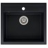 Кухонная мойка AquaSanita Quadro SQQ100 601 black metallic