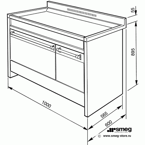 Плита Smeg A2-81