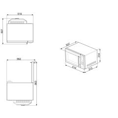 Микроволновая печь Smeg MOE34CXI