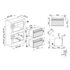 Микроволновая печь Smeg SF4800MPO