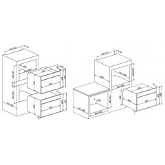 Микроволновая печь Smeg SF4102MB