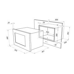 Микроволновая печь Maunfeld MBMO.25.7GB