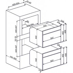 Микроволновая печь Smeg SF4390MX