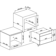 Микроволновая печь Smeg SF4390MX