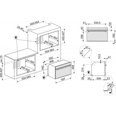 Микроволновая печь Smeg SF4301MX