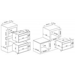Микроволновая печь Smeg SF4102MN