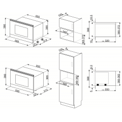 Микроволновая печь Smeg MP422S