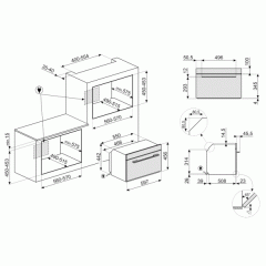 Микроволновая печь Smeg SF4101MS1