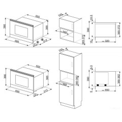 Микроволновая печь Smeg MP722PO