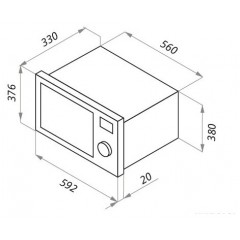 Микроволновая печь Maunfeld JBMO.20.5GRBG