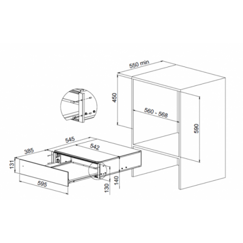 Подогреватель посуды ASKO ODW8126S