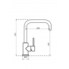 Смеситель Reginox Crystal PVD Copper