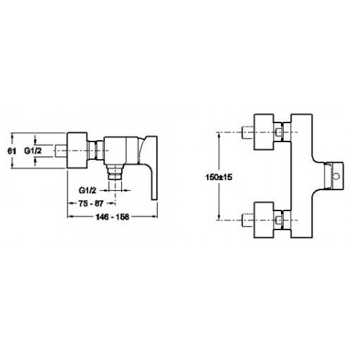 Смеситель Jacob Delafon Strayt E45371-CP