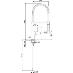 Смеситель Smeg MIDR55CR