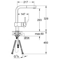 Смеситель Grohe Minta 32168000