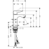 Смеситель Hansgrohe Metris 31088000
