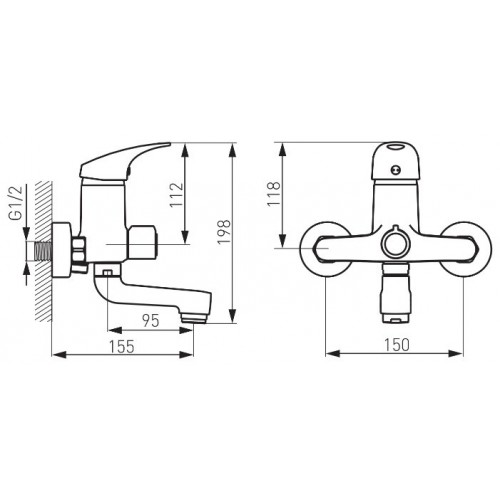 Смеситель Ferro One BFO1A