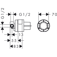 Смеситель Hansgrohe 13620180